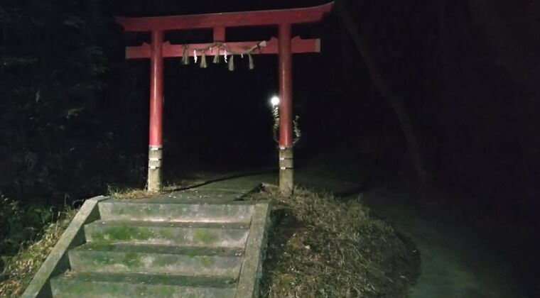 【怖い伝承】箭比神社の赤鳥居（愛知県知多郡阿久比町）