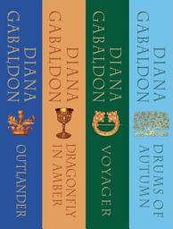 The Outlander Series Bundle: Books 1, 2, 3, and 4: Outlander, Dragonfly in Amber, Voyager, Drums of Autumn ikonoaren irudia