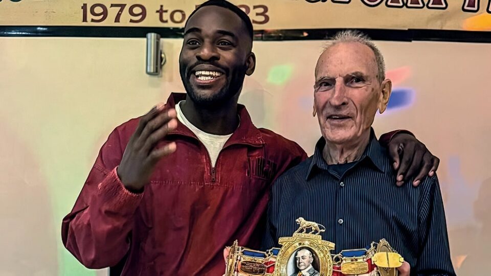 Community boxing legend honoured in special night