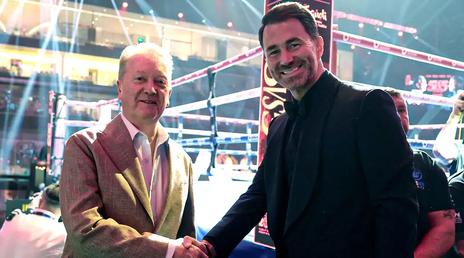 Frank Warren and Eddie Hearn