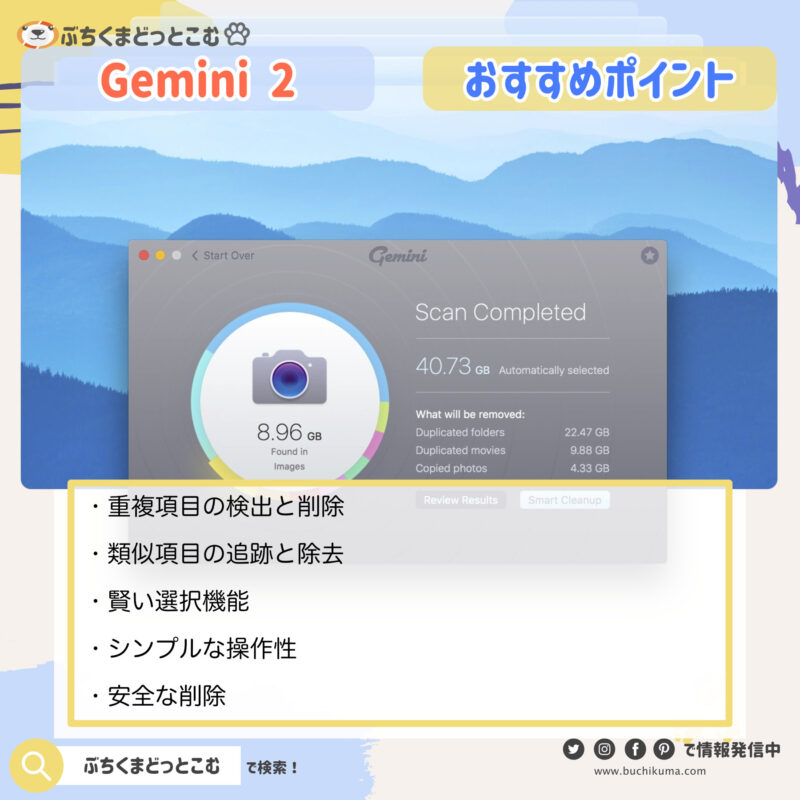 Gemini 2をお勧めするポイント