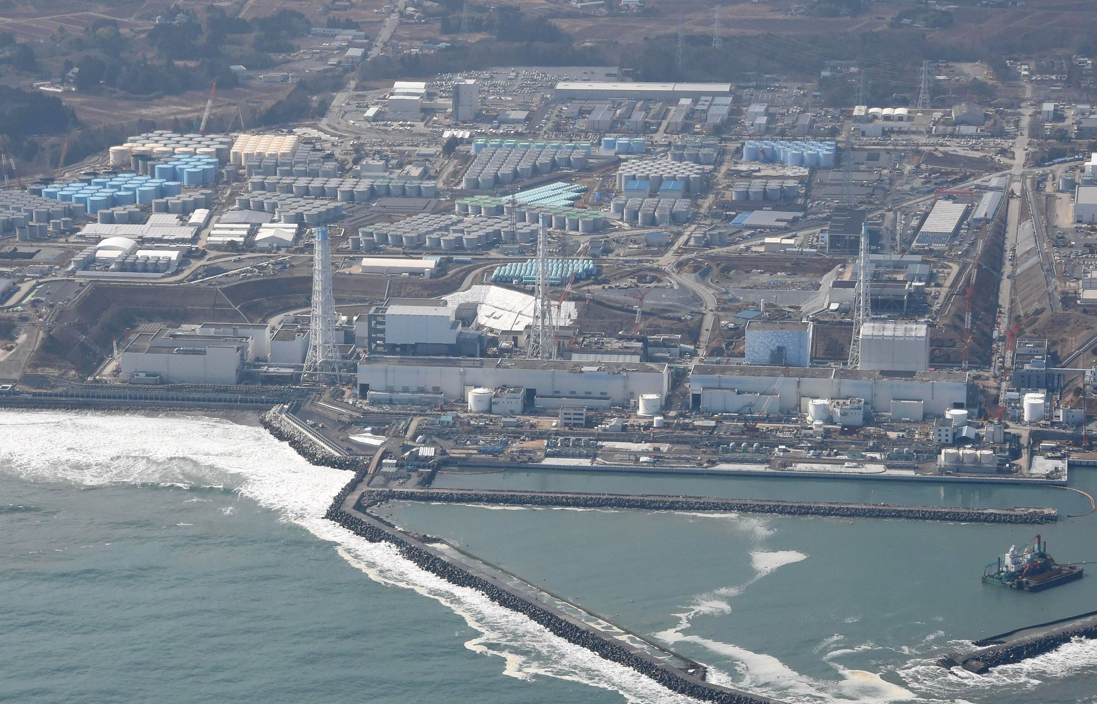 Radioactive Rainwater is Drained from Fukushima Nuclear Power Station