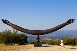 The Marquis de Sade castle in the village of Lacoste in the Luberon regional park, Vaucluse, Provence, France