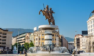 Alexander the Great Monument in Skopje - Macedonia