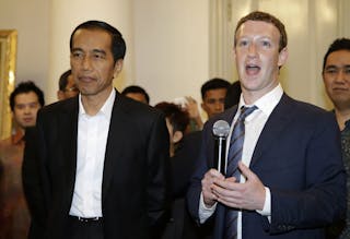 Mark Zuckerberg, Joko Widodo