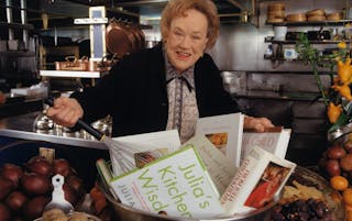 Julia Child and her Cookbooks