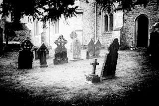 England, North Yorkshire, Cemetery and Church. Arncliffe