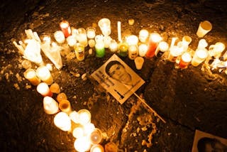 Mexico - 'Global Day of Action for Ayotzinapa' March in Mexico City