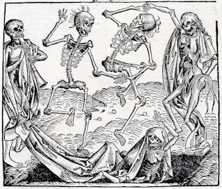 死亡之舞 骷髏之舞 黑死病 Danse_macabre_by_Michael_Wolgemut