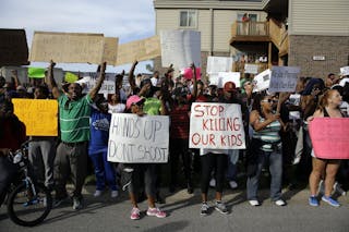 Police Shooting Missouri Vigil