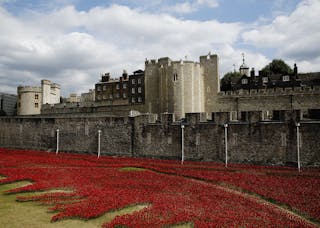 The Tower of London's 'Blood Swept Lands and Seas of Red' poppy installation to commemorate the 100th anniversary of the outbrea