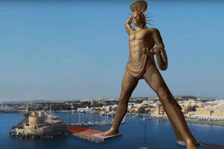 希臘 雅典 羅德島 太陽神銅像 Colossus of Rhodes