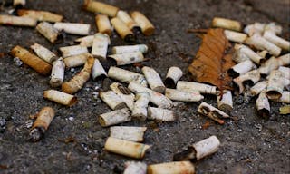  Cigarette butts 菸蒂