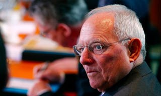 德國財長Wolfgang Schäuble