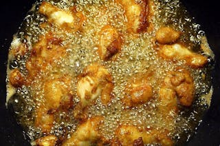 fried 炸 油