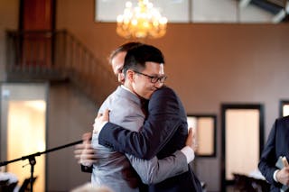 gay couple_同性伴侶＿同志＿Groom and Groom happily married