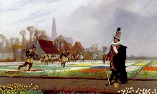 Tulip mania 鬱金香狂熱 Jean-Léon_Gérôme_-_The_Tulip_Folly_-_