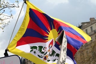 Pro-Tibet protests at the torch relay.