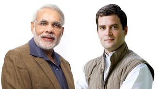 Narendra Modi and Rahul Gandhi