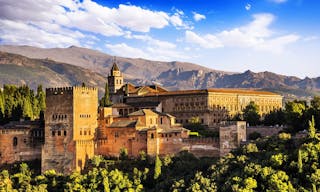 Ancient arabic fortress of Alhambra, Granada, Spain.