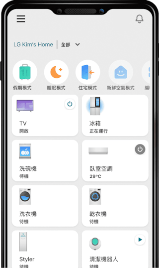 LG為市面上擁有最多內建WiFi家電產品的家電品牌，且透過「LG ThinQ智慧家電物聯網」技術將所有智慧家電整合在一個APP介面中。