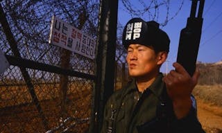 Soldier at North Korea Border