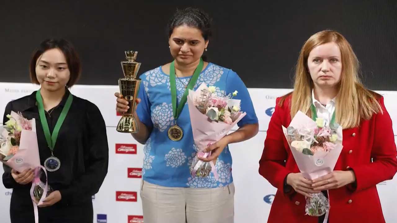 Koneru Humpy Grabs Historic World Rapid Chess Championship Title