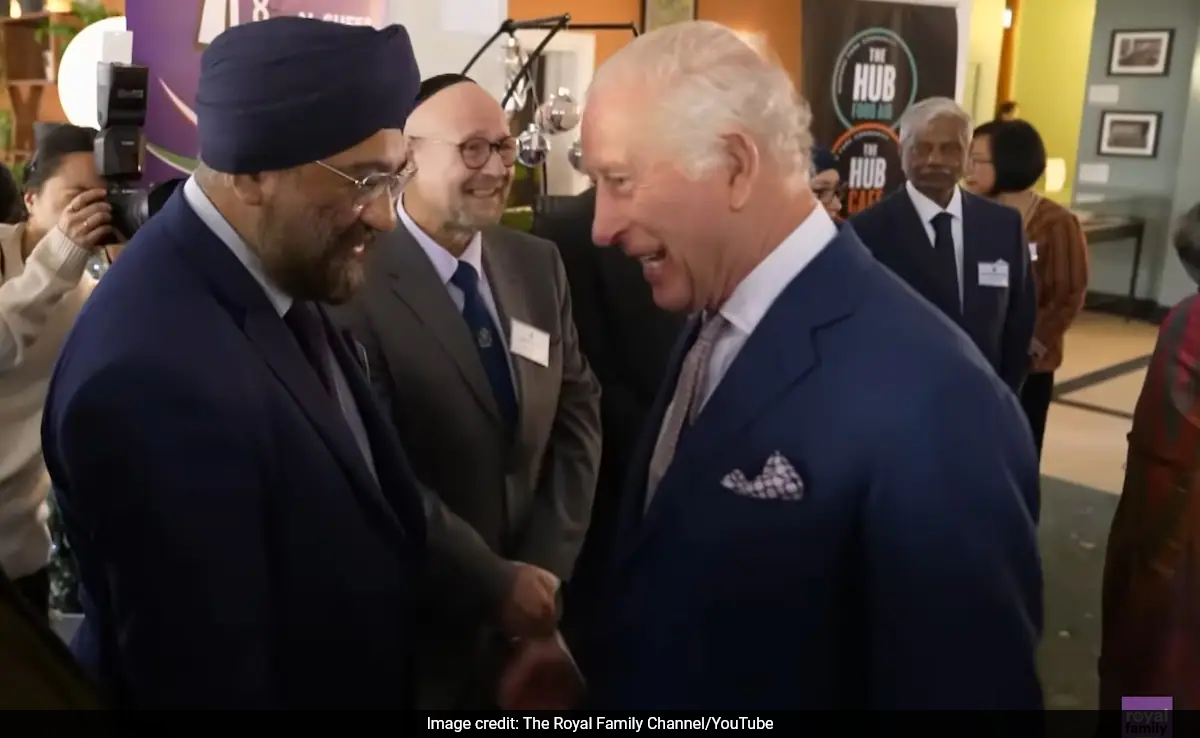 Watch: Indian-Origin Man Asks King Charles About His Health. His Reply