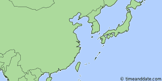 Location of Hong Kong