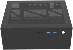 ALAMENGDA ITX Computer Case, Small Case Mini ITX Tower  (Black)