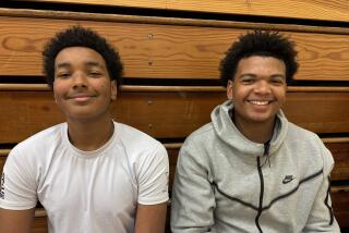 Freshmen Shalen Sheppard (left) and Ethan Hill could be immediate contributors for Brentwood's basketball team.