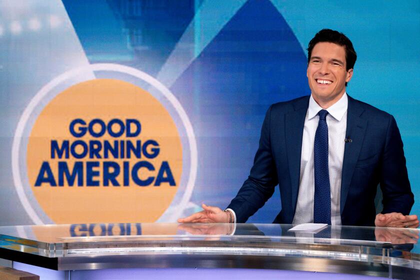 Will Reeve on the set of "Good Morning America" on 4/30/24 on ABC.