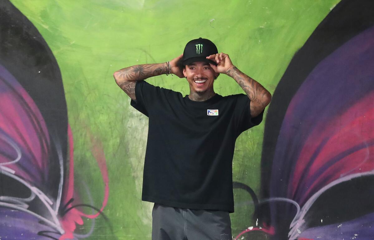 Nyjah Huston of Laguna Beach has won 13 gold medals in the X Games.