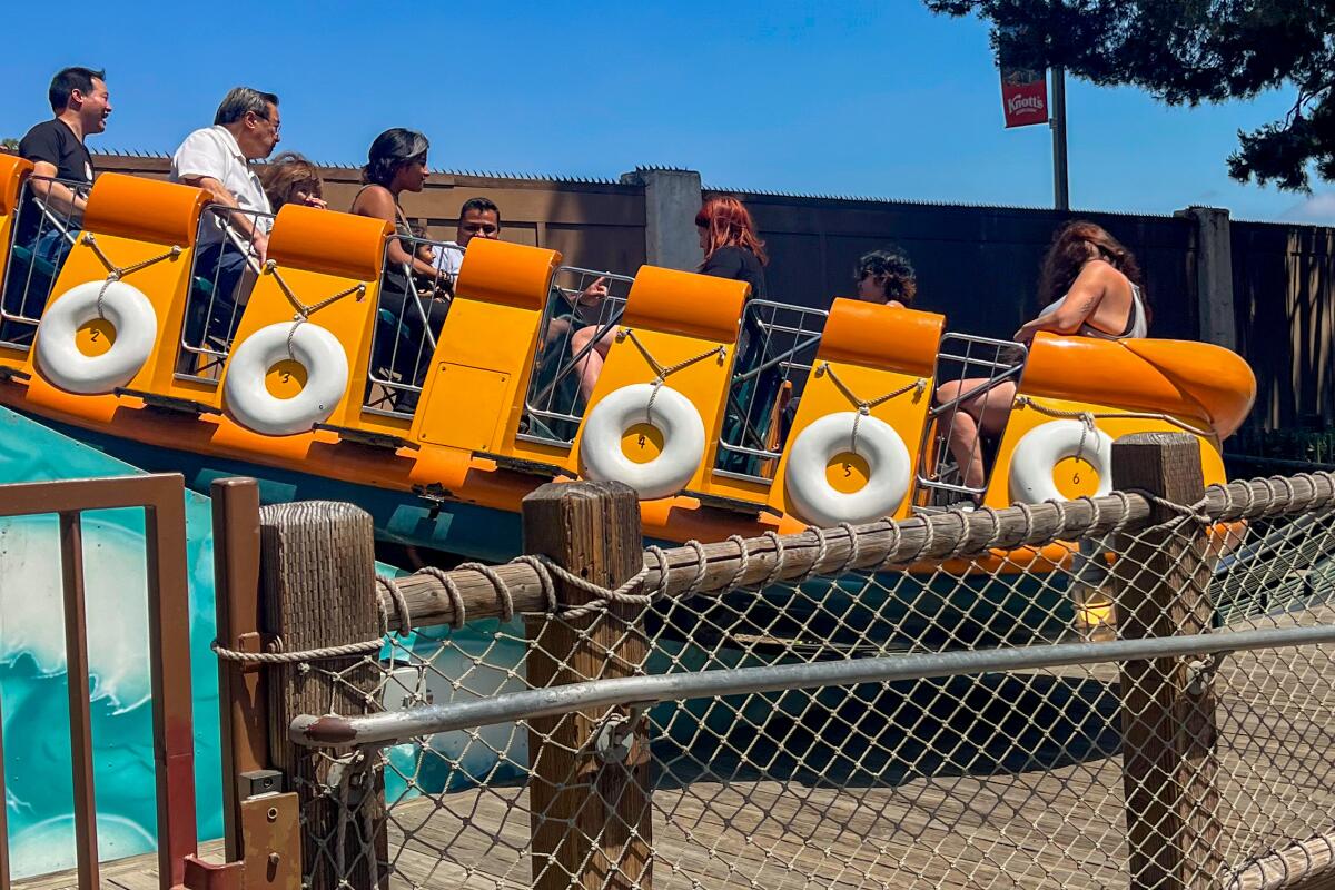 A view of the Rapid River Run at Knott's Berry Farm.