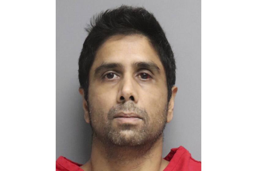 This undated photo provided by the San Mateo County Sheriff's Office shows Dharmesh Patel.