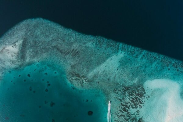 Maldives atoll.