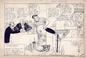 TAD Dorgan -- 1920s Indoor Sports Comic Art