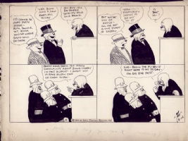 TAD Dorgan -- 1924 Judge Rummy Panel Comic Art