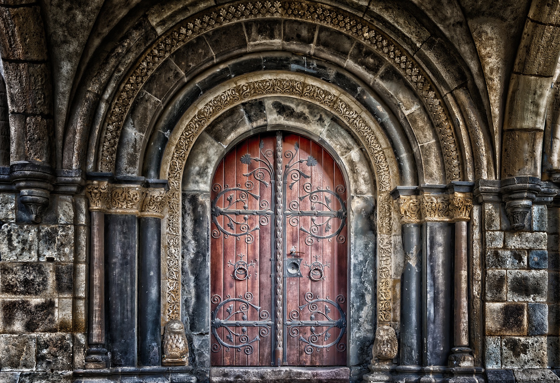 Old rustic gate