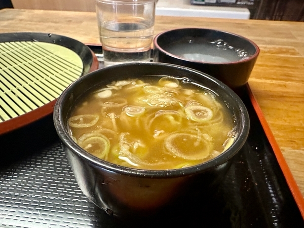 鯖出汁鬼大根おろし蕎麦湯