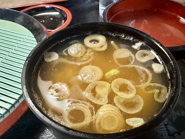 鯖出汁とろろ蕎麦湯