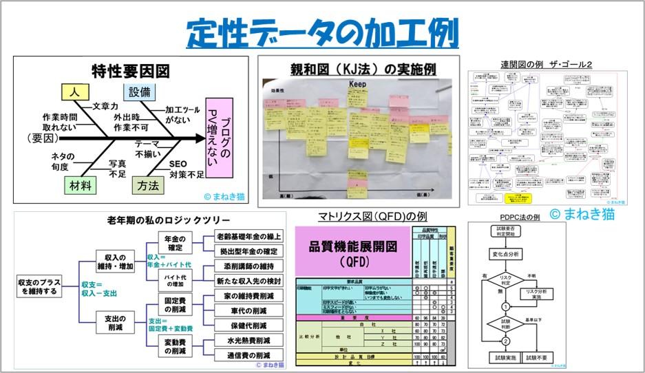 情報加工力－定性データの例