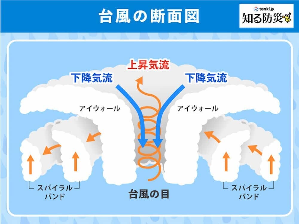 台風の目の構造