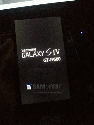 GALAXY SIVのブート画面