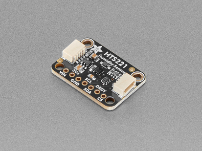 Angled Shot of the Adafruit HTS221 - Temperature & Humidity Sensor Breakout Board.