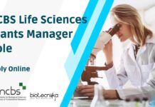 NCBS Life Science Vacancy