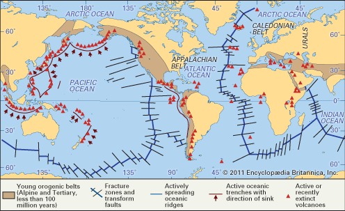 tectonic units of Earth's continents