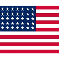 United States Historical Flag: Stars and Stripes 1863 to 1865