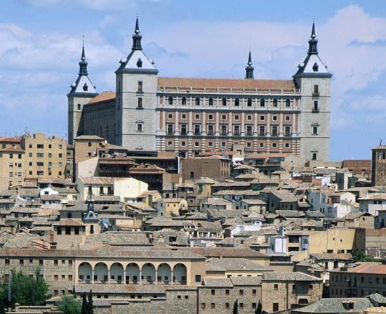 Alcázar (fortress), Toledo, Spain.