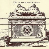 Encyclopaedia Britannica First Edition: Volume 1, Plate XXXVIII, Figure 2, Ark, Ark of the Covenant, a small chest, coffer, contains Aaron's rod, manna pot, tables of covenant, Schechinah, Divine Presence, oracle, shittim-wood, acacia tree